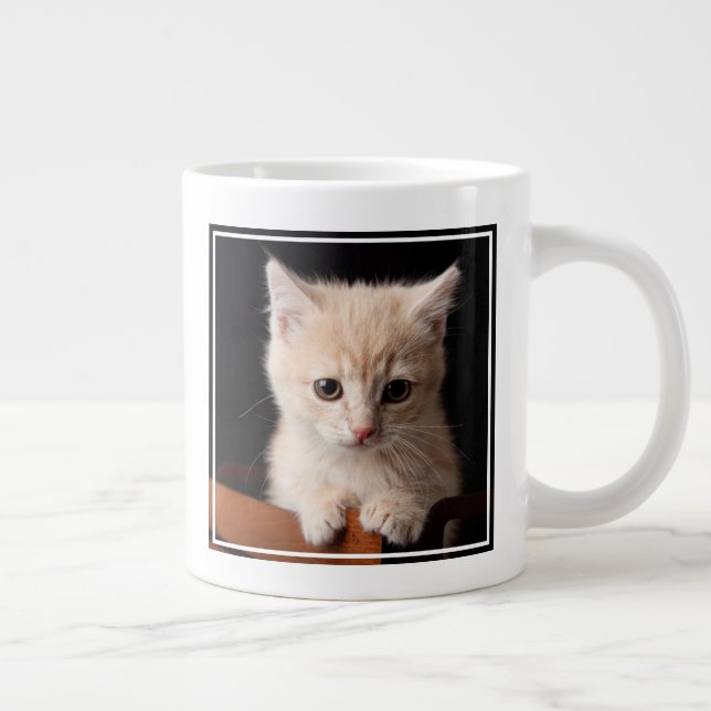 Niedliche Kleintiere | Ginger Kitten Jumbo-Tasse (Rechts)