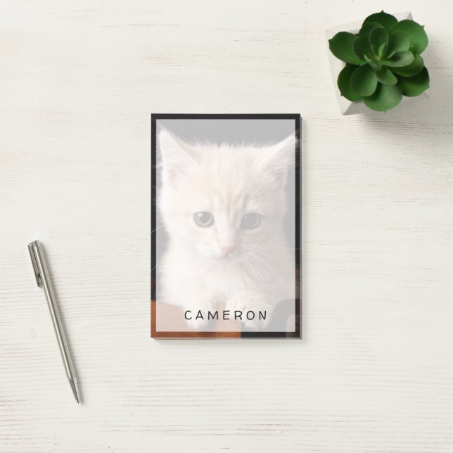 Niedliche Kleintiere | Ginger Kitten Post-it Klebezettel (Büro)