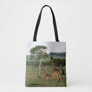 Niedliche Kleintiere   Giraffe Calf & Mama