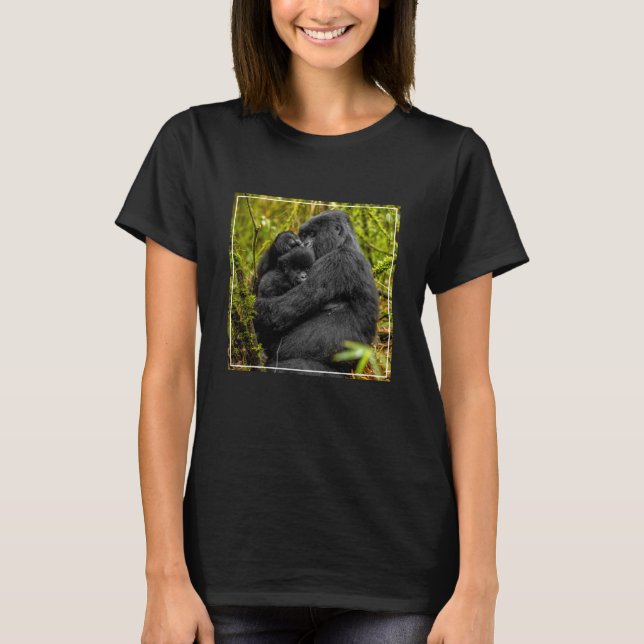 Niedliche Kleintiere | Gorilla & Baby T-Shirt (Vorderseite)