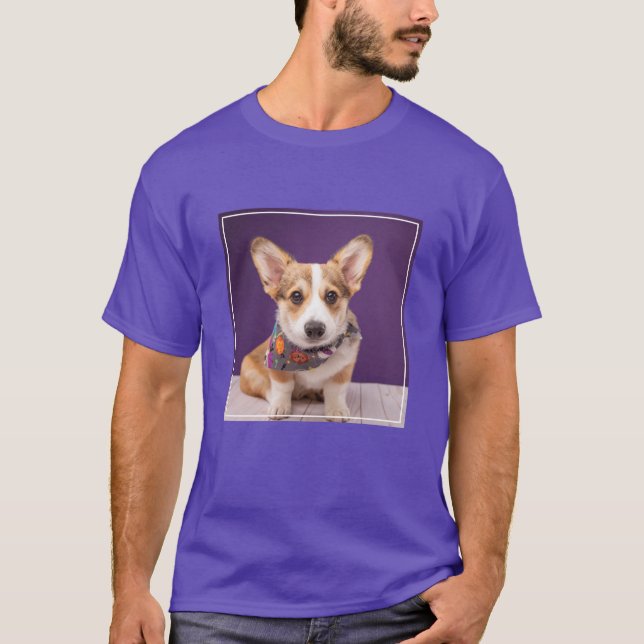 Niedliche Kleintiere | Halloween Corgi T-Shirt (Vorderseite)