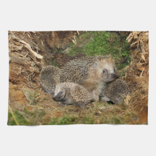 Niedliche Kleintiere   IGEL Geschirrtuch