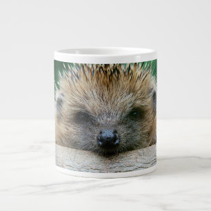 Niedliche Kleintiere   Igel Lächeln Jumbo-Tasse