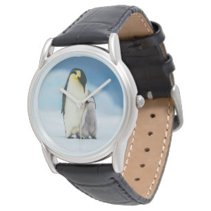 Niedliche Kleintiere Kaiser Penguin Chick Armbanduhr
