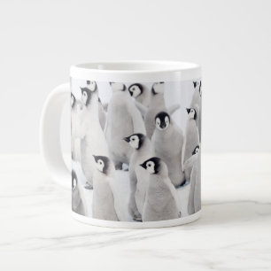Niedliche Kleintiere   Kaiser Penguin Chicks Jumbo-Tasse