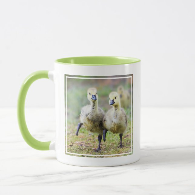 Niedliche Kleintiere | Kanadische Gänse Tasse (Links)