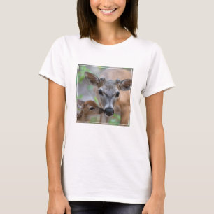 Niedliche Kleintiere Key Deer Stag & Fawn T-Shirt
