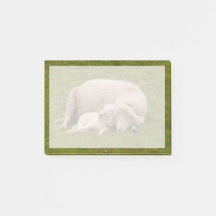 Niedliche Kleintiere   Lächelndes Schlachthaus Post-it Klebezettel