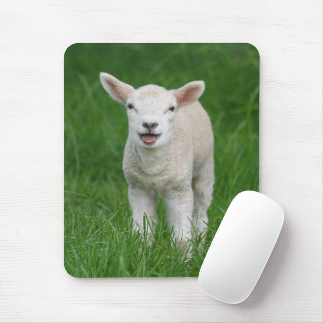 Niedliche Kleintiere | Lil Lamb Mousepad (Mit Mouse)