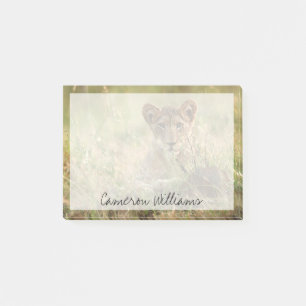 Niedliche Kleintiere Niedlich Baby Lion Cub Post-it Klebezettel