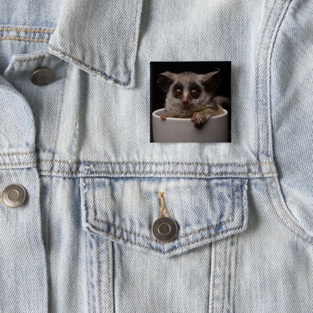 Niedliche Kleintiere | Niedliches Bushbaby Button (Beispiel)