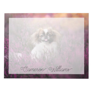 Niedliche Kleintiere   Pekingese Puppy Notizblock