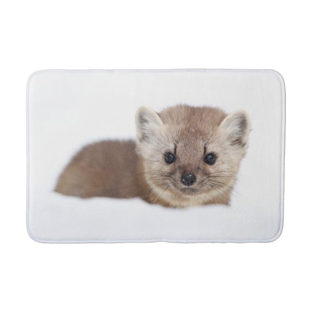 Niedliche Kleintiere | Pine Marten Badematte (Vorderseite)