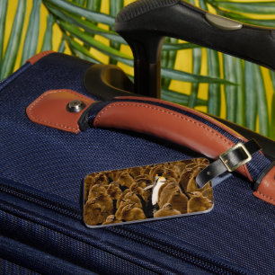 Niedliche Kleintiere   Pinguin unter Jugendlichen Gepäckanhänger