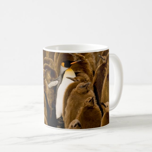 Niedliche Kleintiere | Pinguin unter Jugendlichen Kaffeetasse (VorderseiteRechts)
