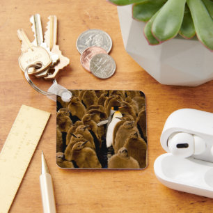 Niedliche Kleintiere   Pinguin unter Jugendlichen Schlüsselanhänger