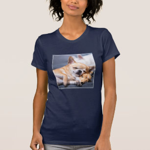 Niedliche Kleintiere   Rothaariger Chihuahua-Hund T-Shirt