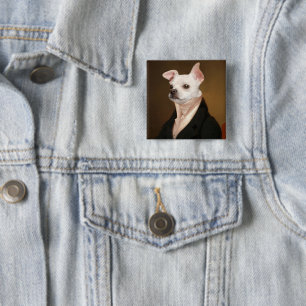 Niedliche Kleintiere   Royal Chihuahua Portrait Button