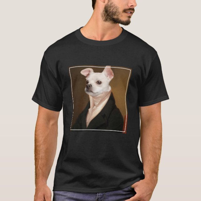 Niedliche Kleintiere | Royal Chihuahua Portrait T-Shirt (Vorderseite)