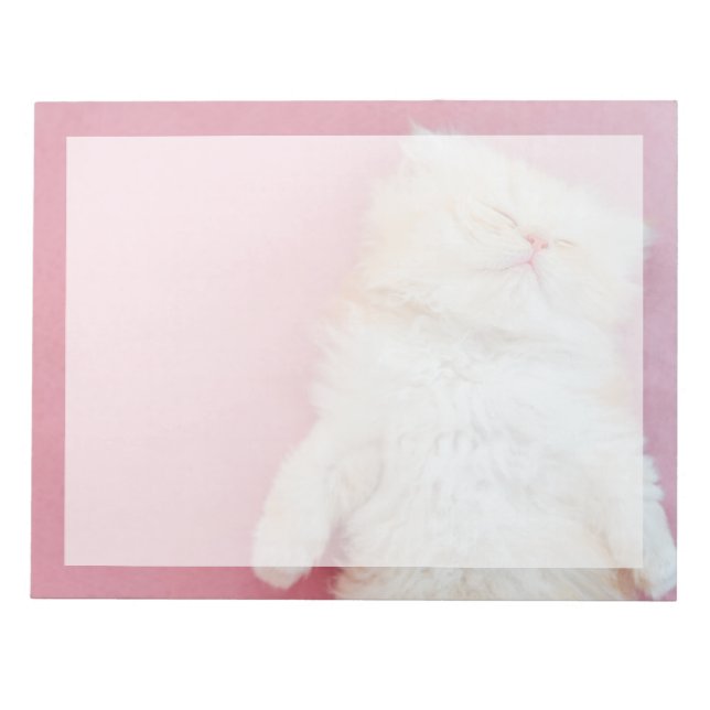 Niedliche Kleintiere | Schönes Kittenschlafen Notizblock (Vorderseite)