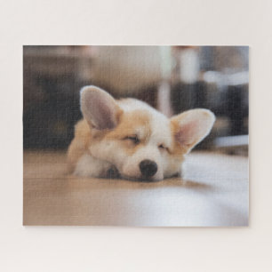 Niedliche Kleintiere Sleepy Corgi Puzzle