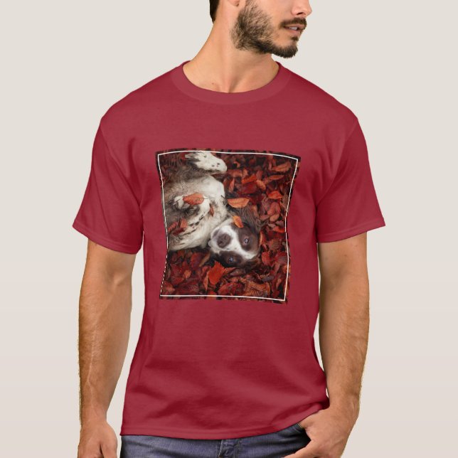 Niedliche Kleintiere | Spanier im Herbstbereich T-Shirt (Vorderseite)