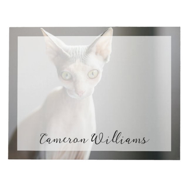 Niedliche Kleintiere | Sphinx Cat Notizblock (Vorderseite)