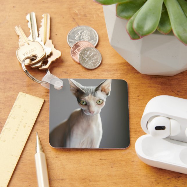Niedliche Kleintiere | Sphinx Cat Schlüsselanhänger (Schreibtisch)