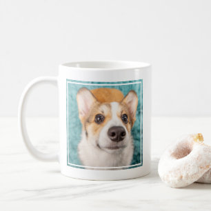 Niedliche Kleintiere   Sweet Corgi Puppy Face Kaffeetasse