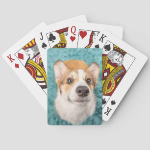 Niedliche Kleintiere Sweet Corgi Puppy Face Spielkarten