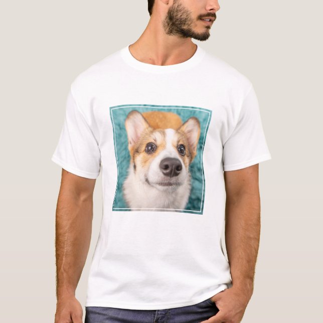 Niedliche Kleintiere | Sweet Corgi Puppy Face T-Shirt (Vorderseite)