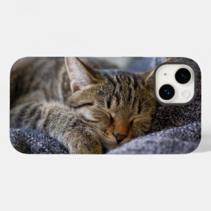 Niedliche Kleintiere Tabby Kitten Schlafen Case-Mate iPhone 14 Hülle