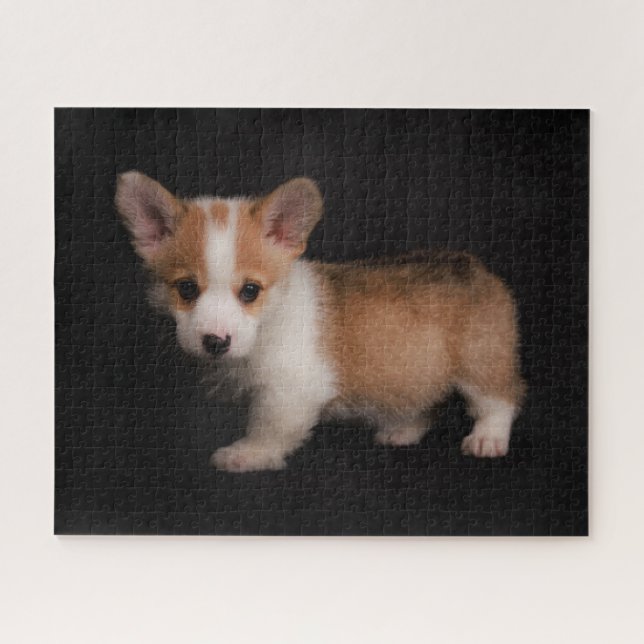 Niedliche Kleintiere | Tiny Corgi Puzzle (Horizontal)