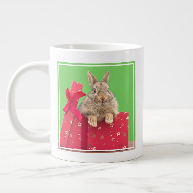 Niedliche Kleintiere | Weihnachtsfeiertag Jumbo-Tasse (Links)