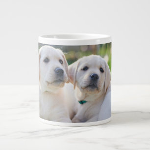 Niedliche Kleintiere   Yellow Labrador Retrievers Jumbo-Tasse