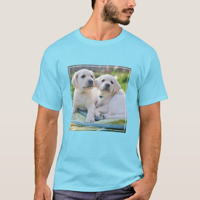 Niedliche Kleintiere | Yellow Labrador Retrievers T-Shirt (Vorderseite)