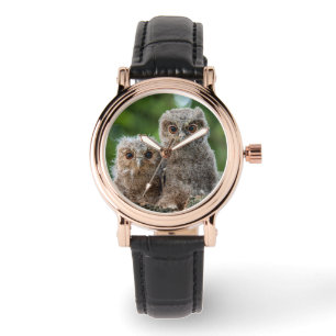Niedliche Kleintiere Zwei junge Schafe Armbanduhr