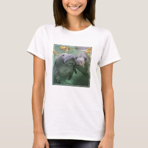 Niedliche Kleintiere   Zwei Manatees T-Shirt