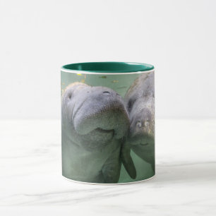 Niedliche Kleintiere   Zwei Manatees Tasse