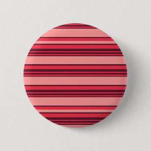 Niedliche, knallrosa Streifen Button