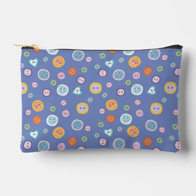 Niedliche Knöchelmuster Strandtuch Zubehörtasche (Vorderseite)