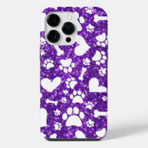 Niedliche Knochen und Paw drucken iPhone Cover