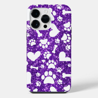 Niedliche Knochen und Paw drucken iPhone Cover 14 Pro Max Hülle