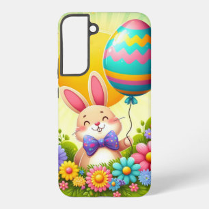 Niedliche, knuddelige und farbenfrohe Osterhase Samsung Galaxy Hülle