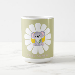 Niedliche koala Bären daisy Blume Zoo Liebe Kaffeetasse