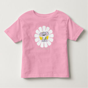 Niedliche koala Bären daisy Blume Zoo Liebe Kleinkind T-shirt