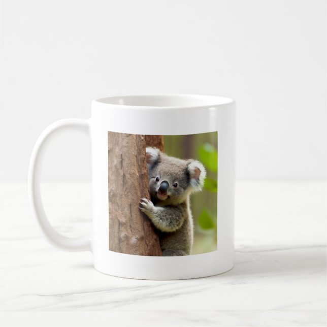 Niedliche Koala Bären Tasse - Süße Tier Tasse (Links)