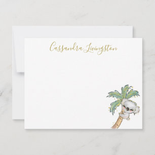 Niedliche Koala-Bärenkarte Mitteilungskarte