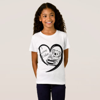 Niedliche Koala Birthday Cake Liebe T-Shirt