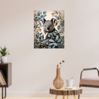 Niedliche Koala-Eukalyptus-Blätter